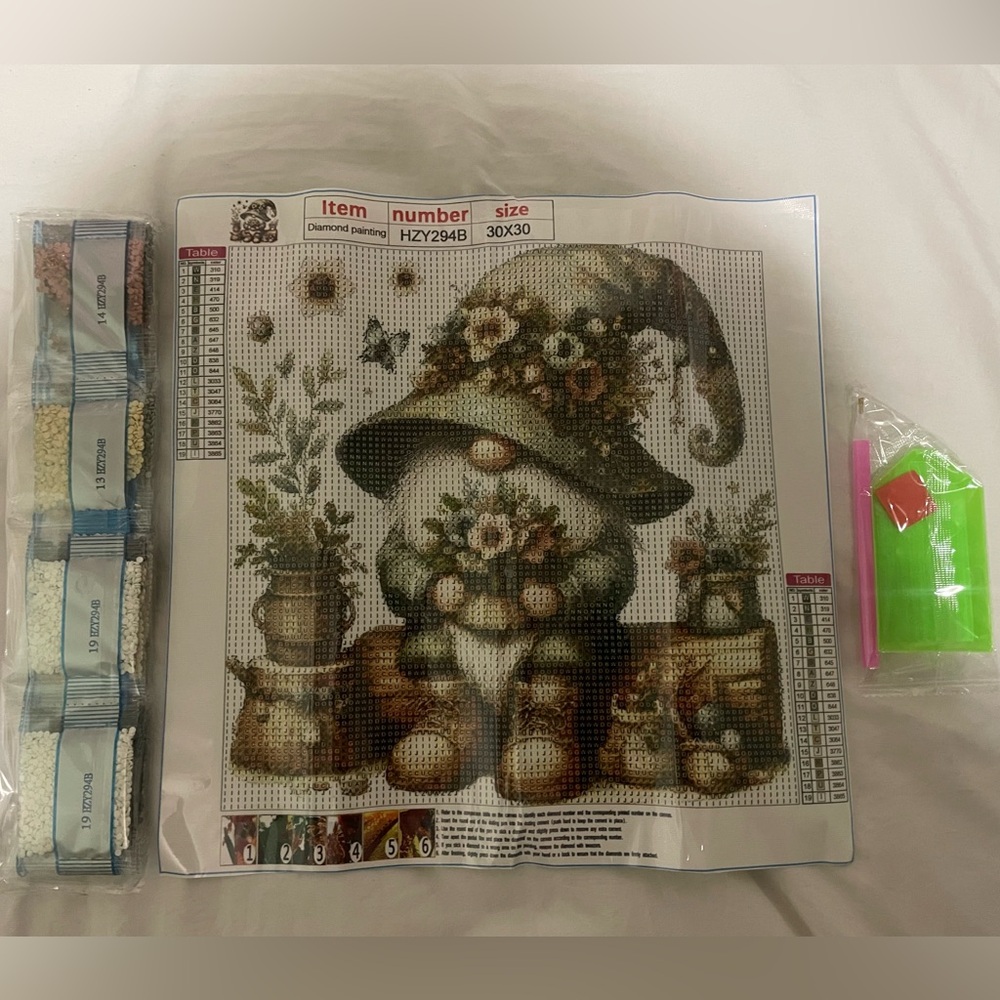Gnome Diamond Painting Kit